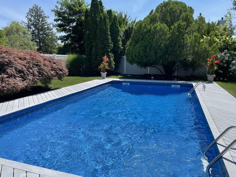 heated inground pool