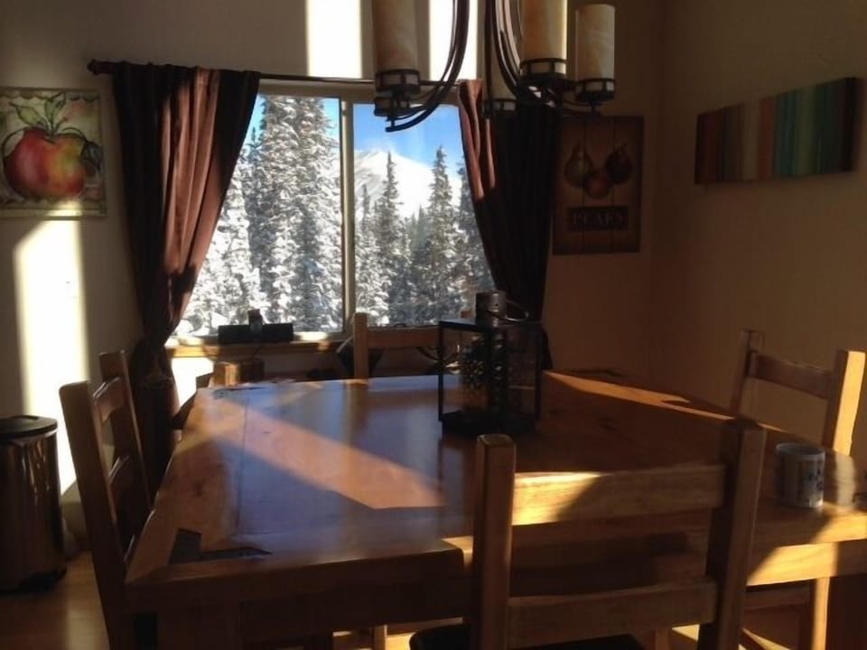 14’er out of the kitchen window.
