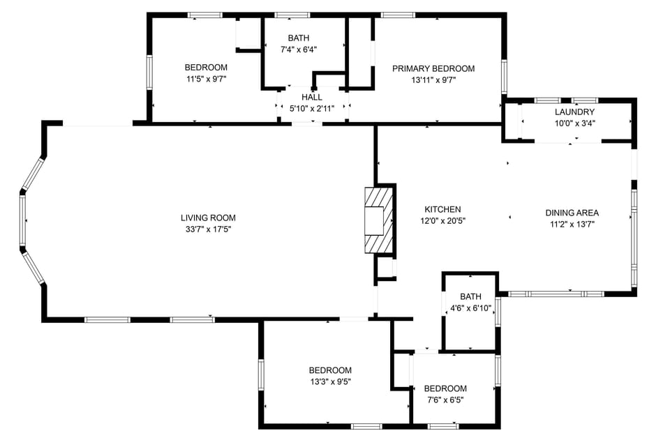 Cottage floorplan