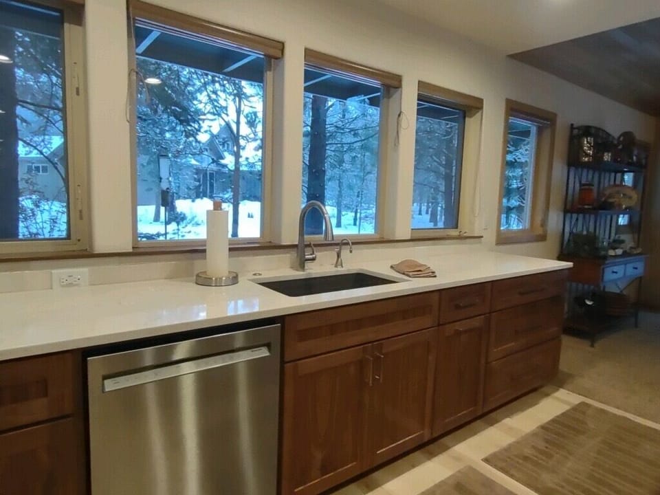 Another view of the kitchen - lots of windows in this home.