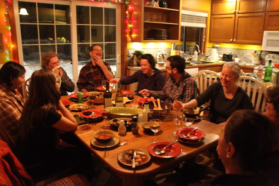 Another great evening with friends and family