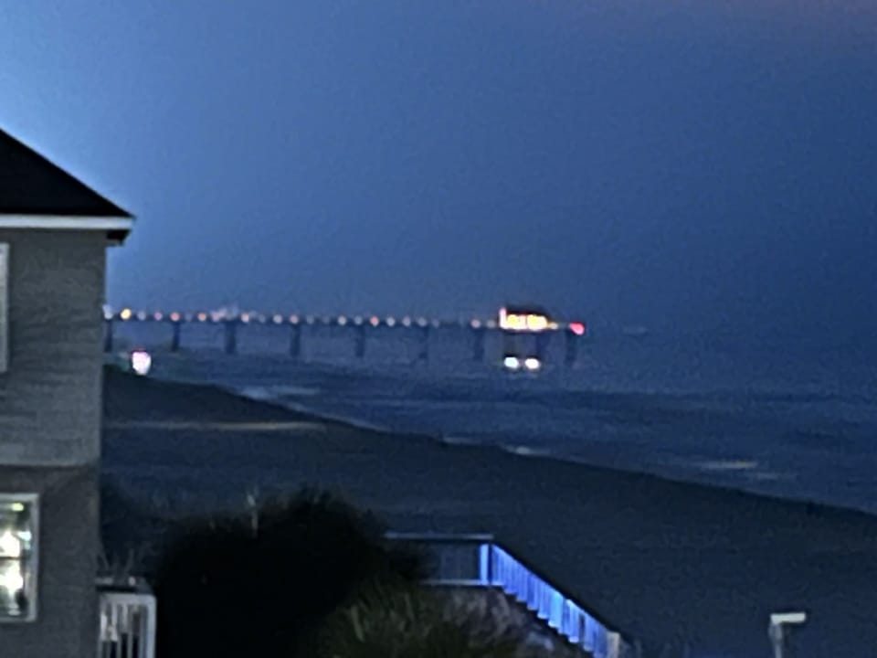 New Surfside pier from balcony