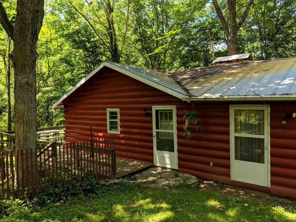 Cabin from back yard