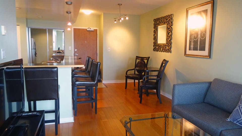 Kitchen and dining area