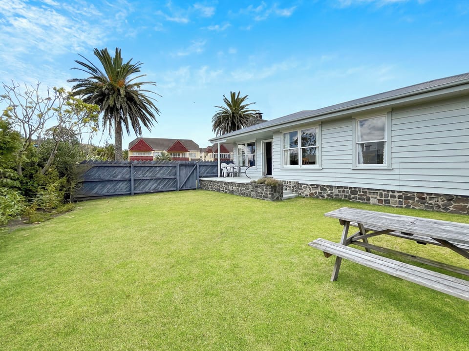 Spacious lawn