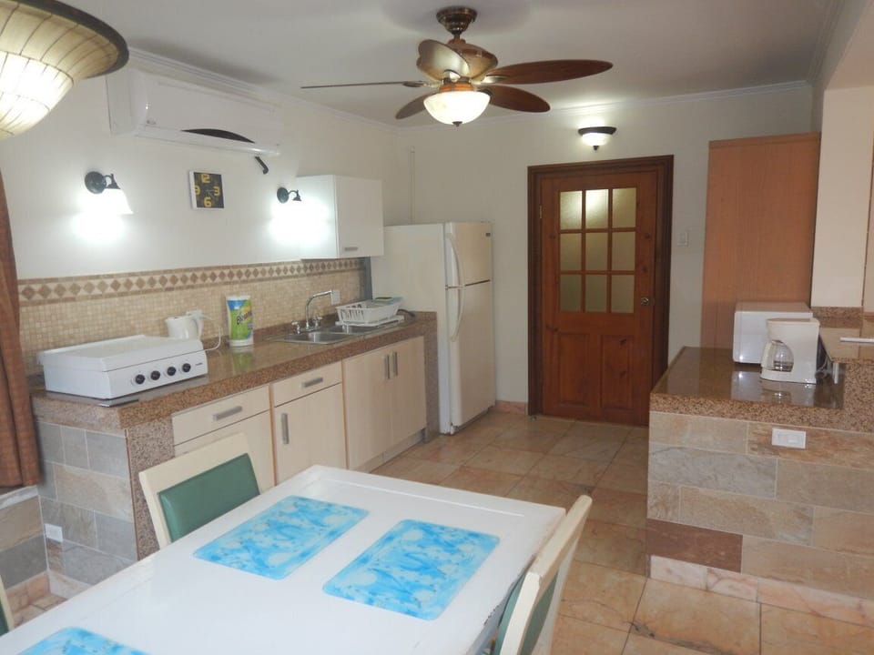 Kitchen, dining area