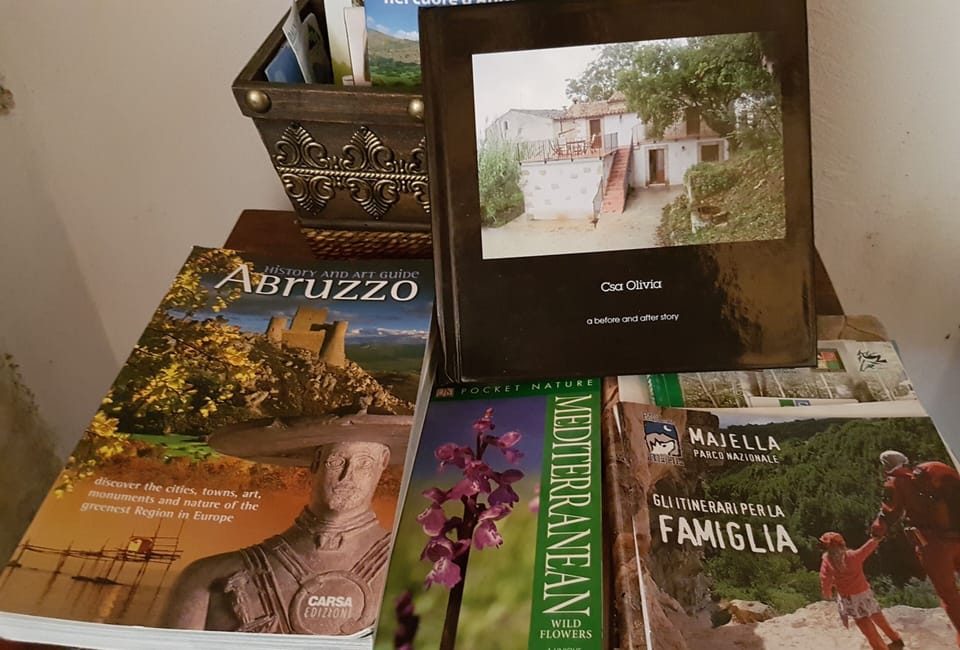 Tourist books available to use during your stay