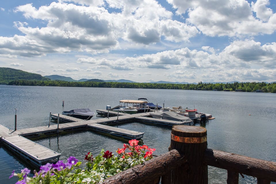 The marina, bring you boat and rent a slip for your stay!