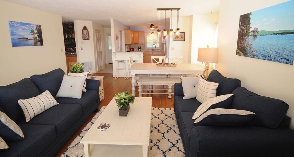 Great Room with Lake & Sunset Views Main Level