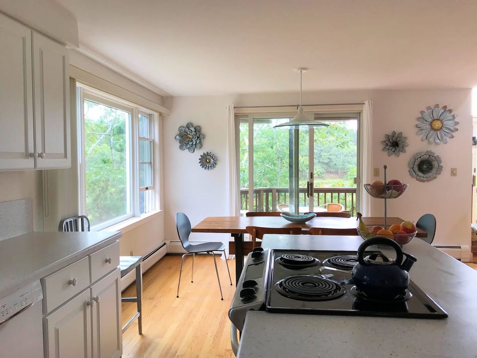 Nicely equipped kitchen