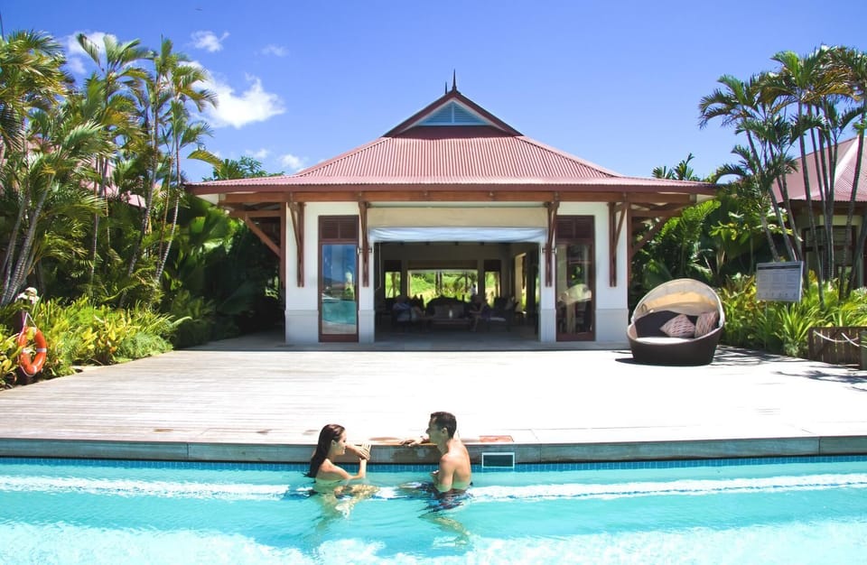 Members' Clubhouse and pool area.