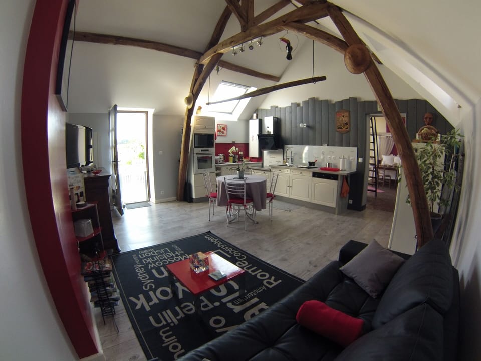 Kitchen & living room