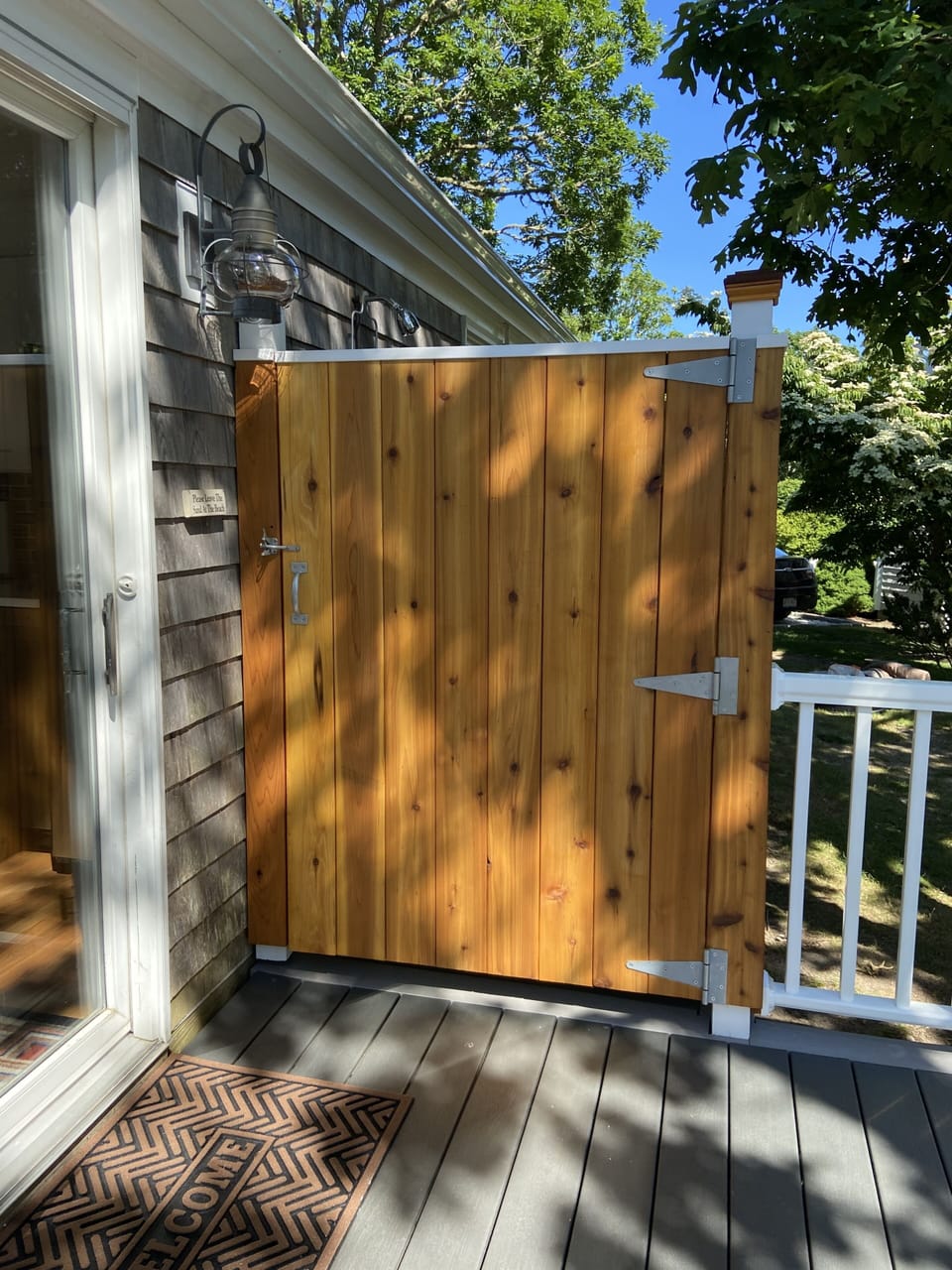 outdoor shower