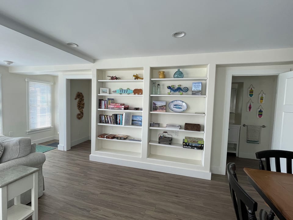 Bookcase in Living Room/Dining Room