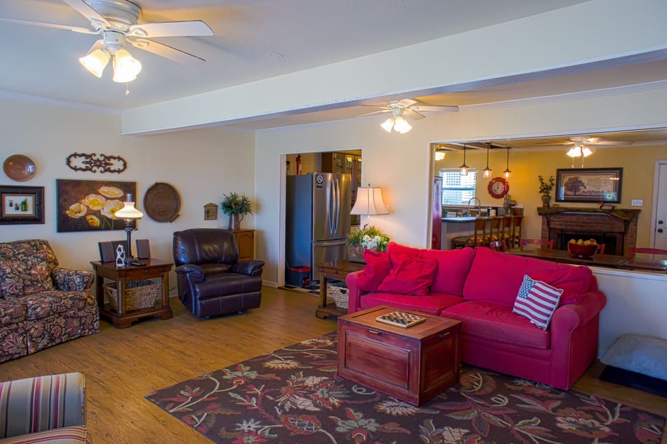 Downstairs living area