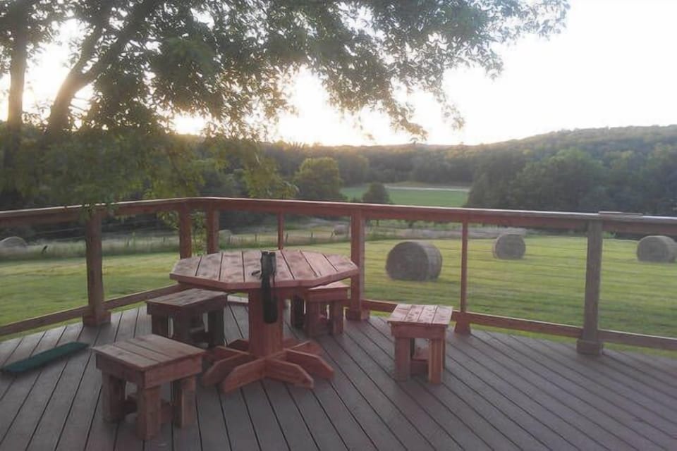 Catch a glimpse of some wildlife as you relax on the large deck.