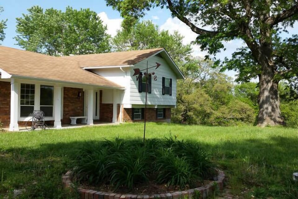 Front of the farmhouse.
