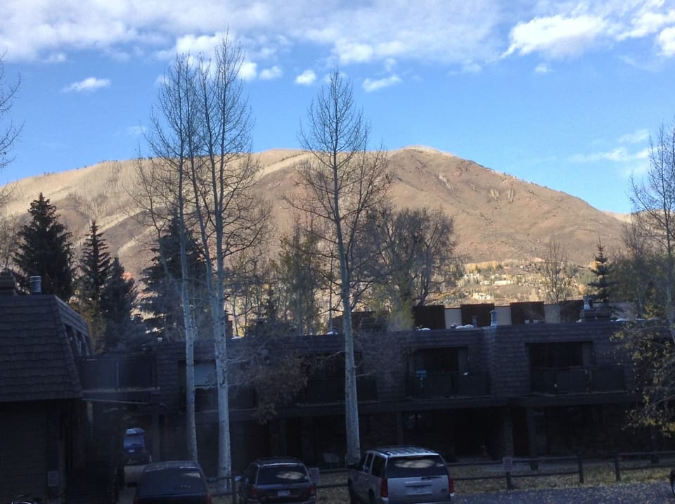View from Master bedroom to red mountain
