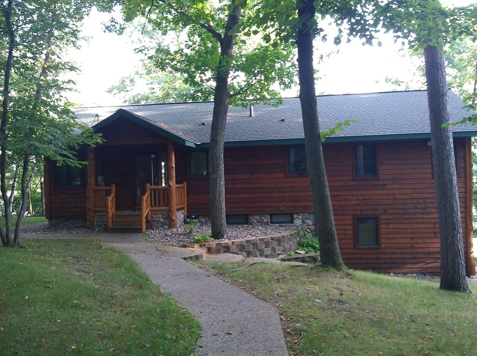 path view from garage