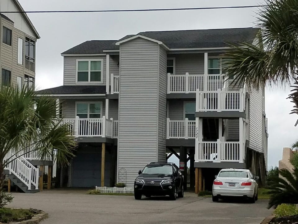 Street side view of house