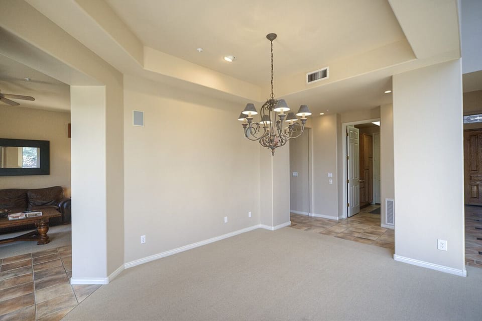Formal Dining Area - formal dining table available