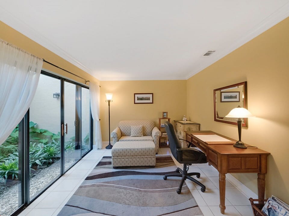 Den with atrium