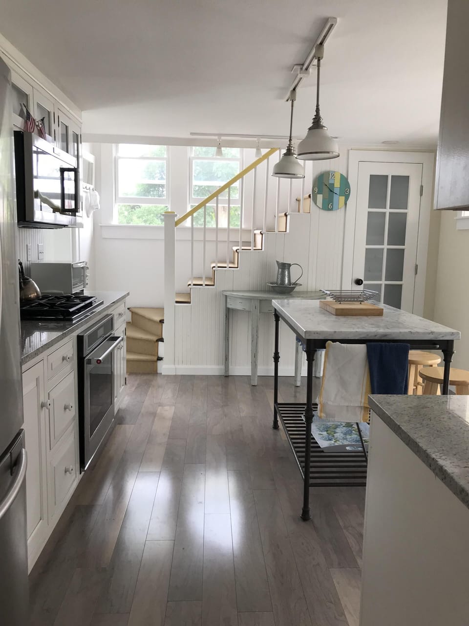 Newly remodeled kitchen with pantry