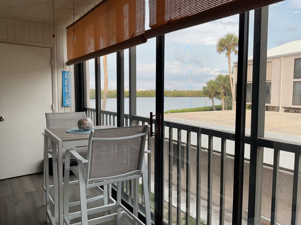 Lanai overlooking Lemon Bay