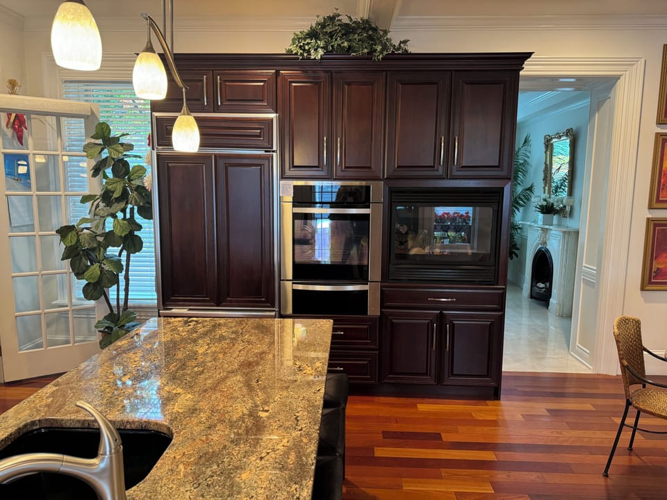 Fireplace in The Kitchen
