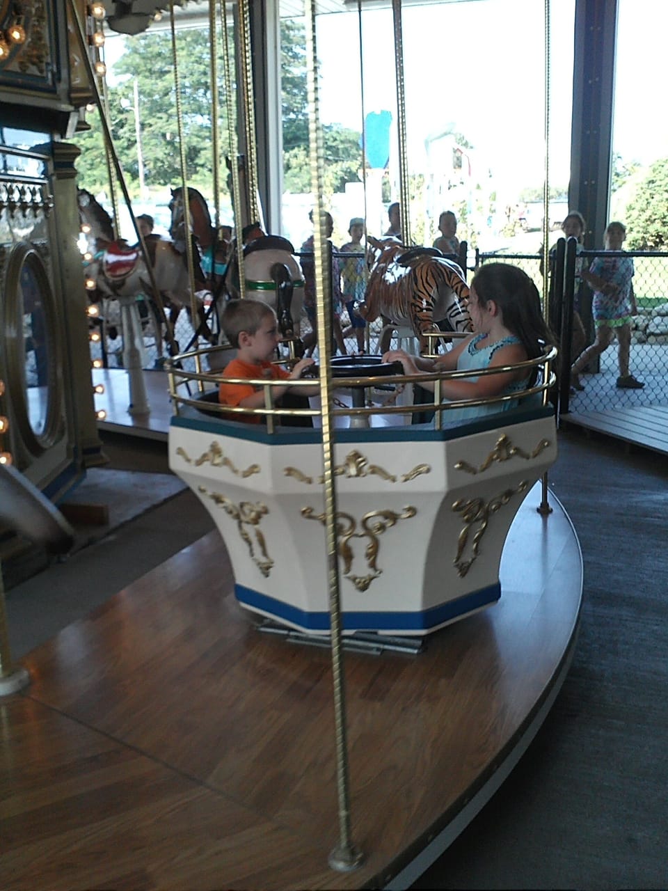 Adventure land merry go round