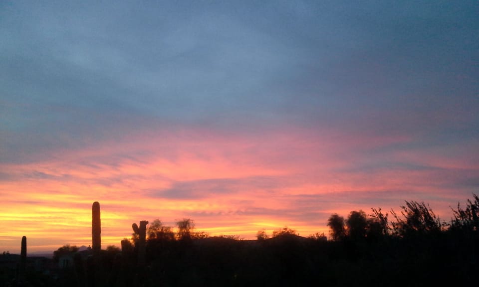 A beautiful Arizona sunset!