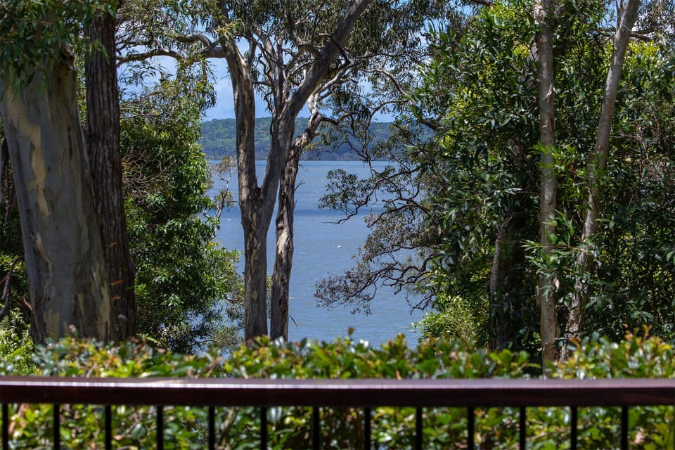 Weyba Lakehouse lake view from verandah