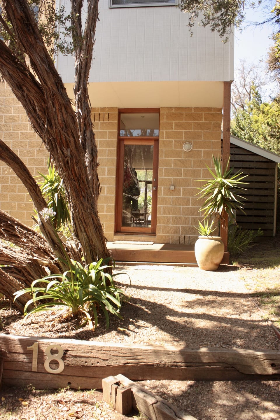Nestled among the ti-trees, close to the National Park