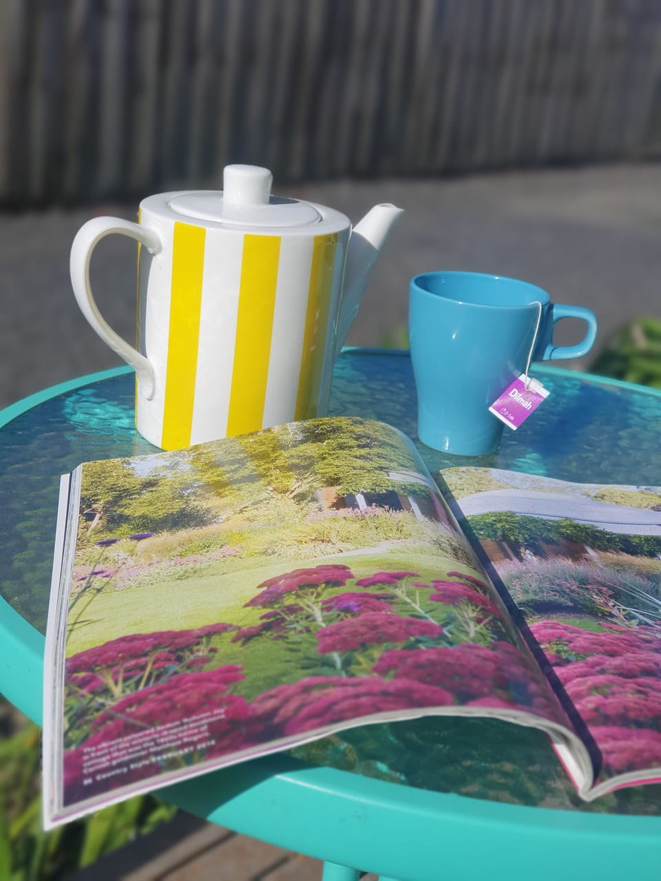 Relax on the porch with a cuppa