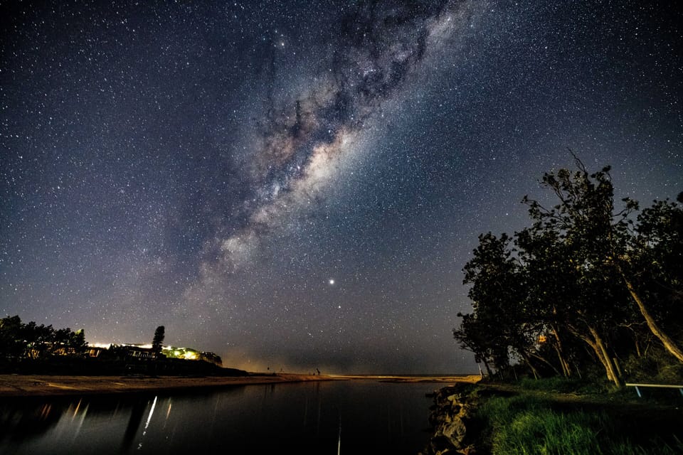 Milky Way photographed at Cochrane Lagoon