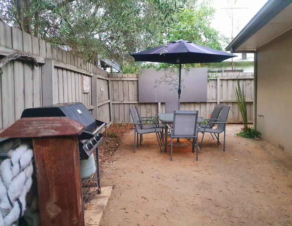 Shaded area for evening meals 