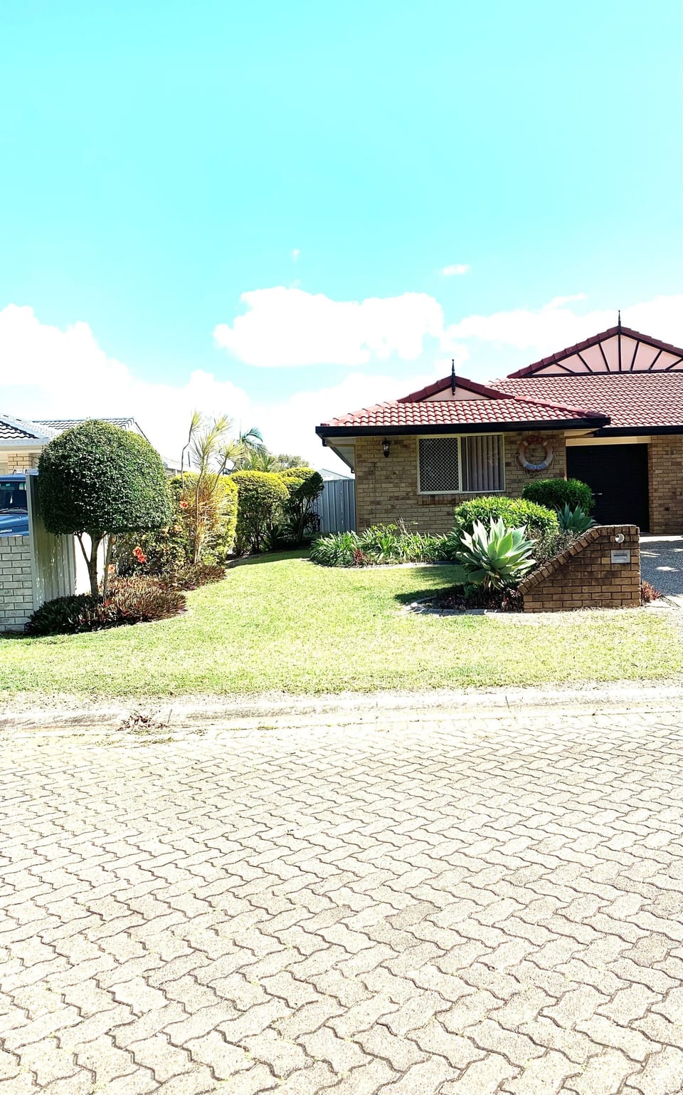 front of duplex
