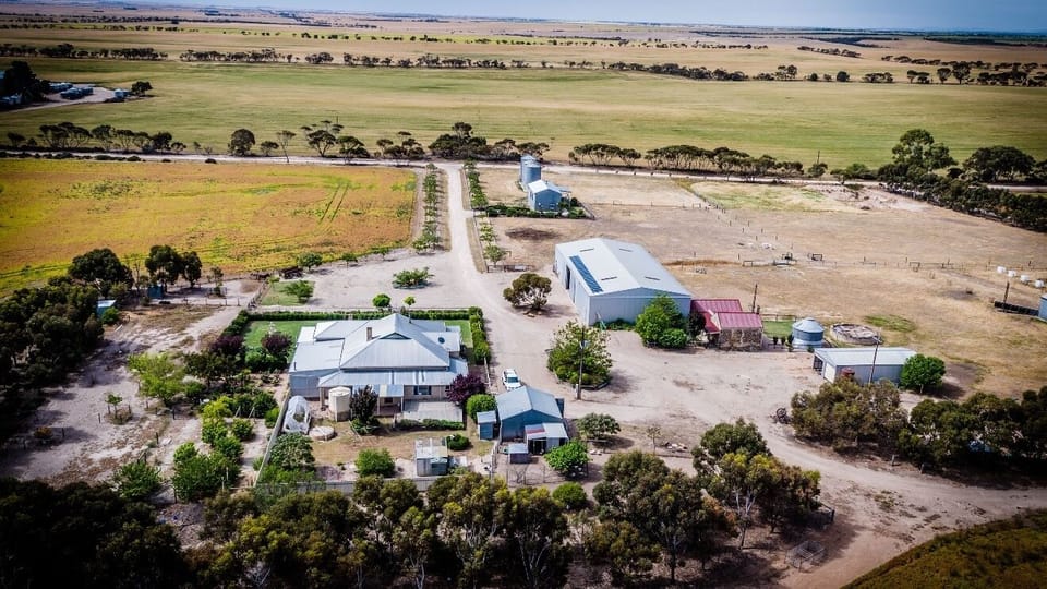 Redwing Farm from the air