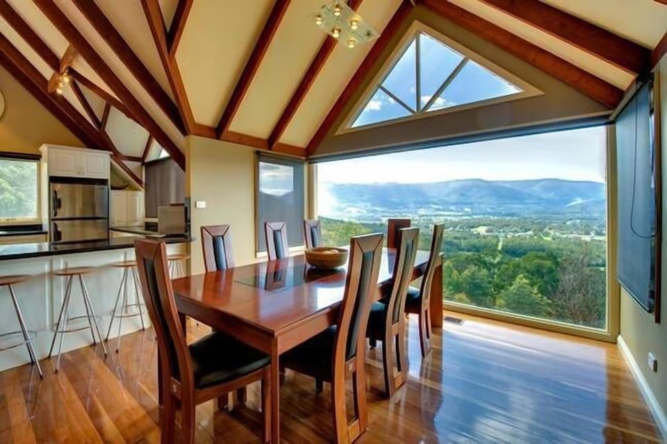 Dining room with a view