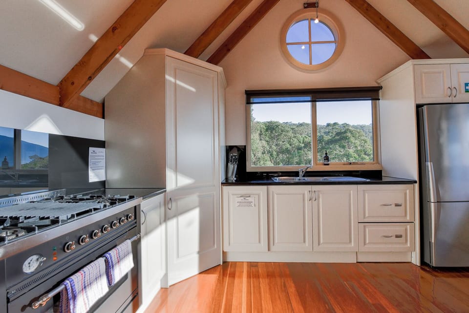 Kit views, Ilve 900 oven, coffee machine, 2 drawer d/w, pantry with condiments