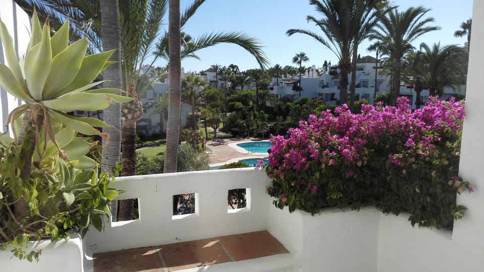 View from pool side bedroom terrace