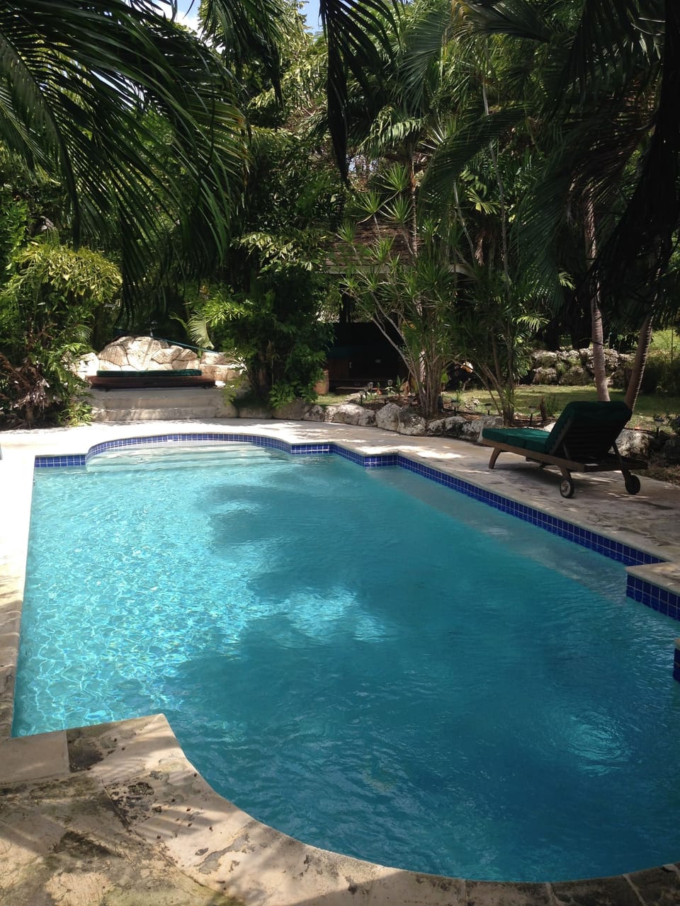 the pool