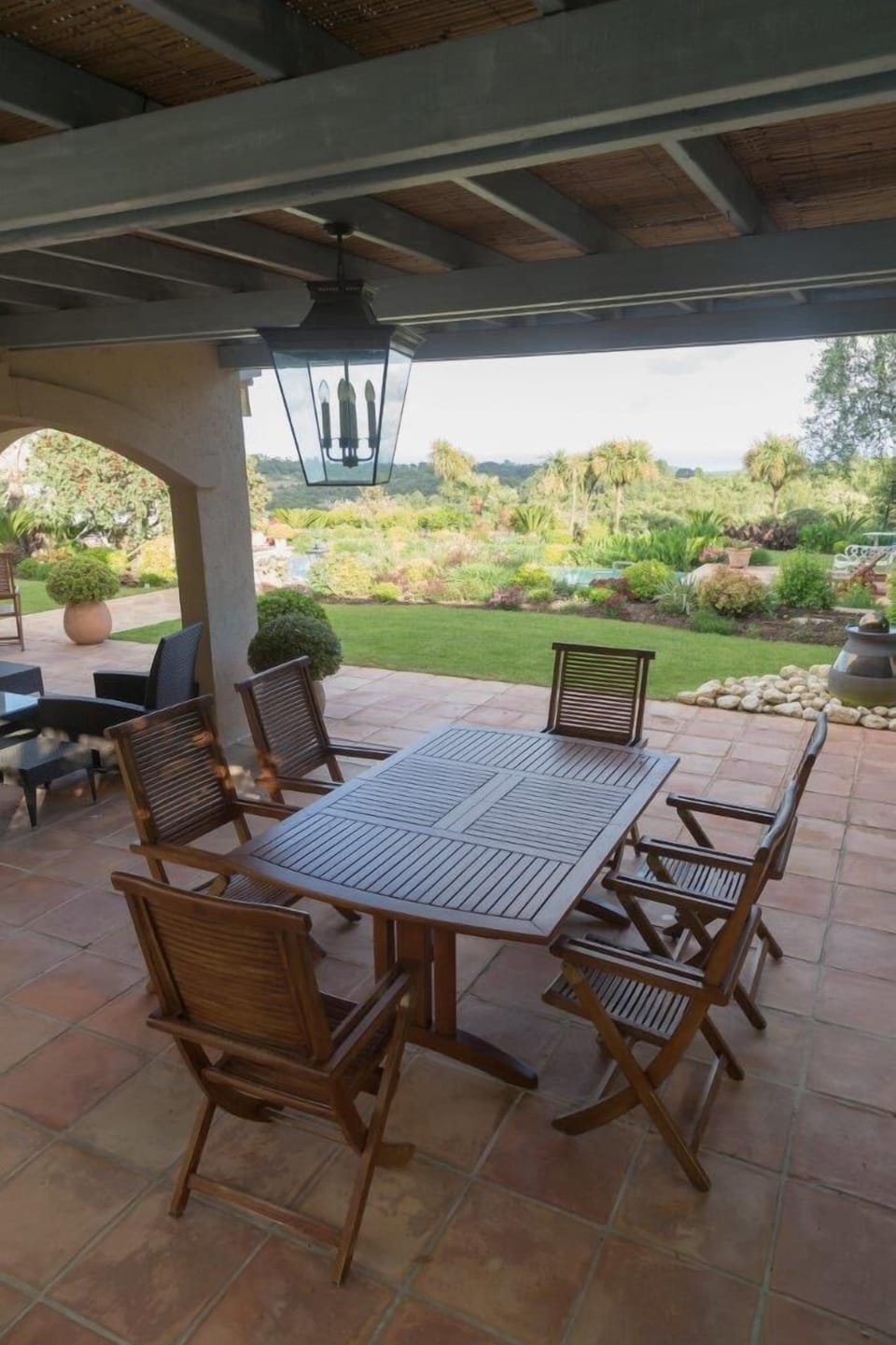 Covered terrace