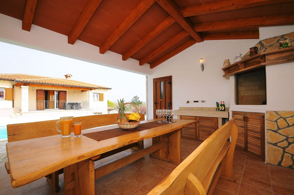 First floor as seen from the Barbecue Area.