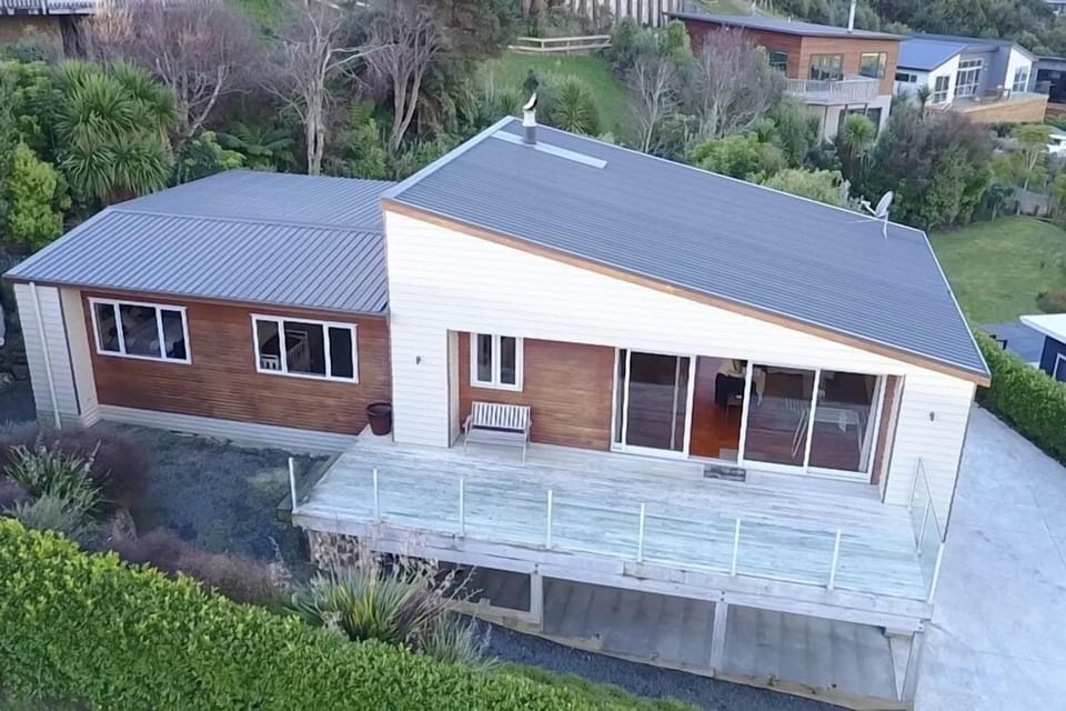 Large decks either side of the house
