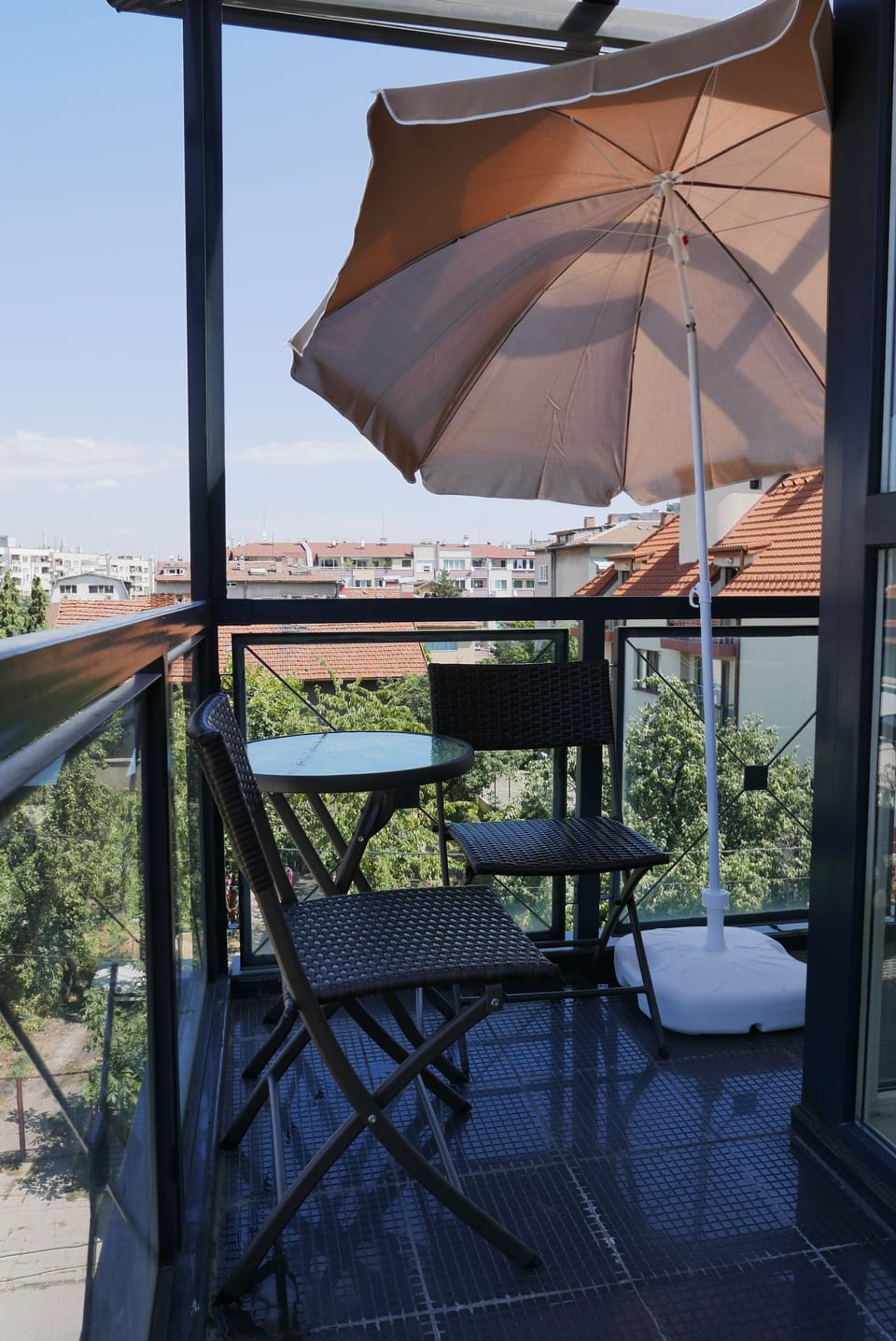  a small balcony with wonderful view