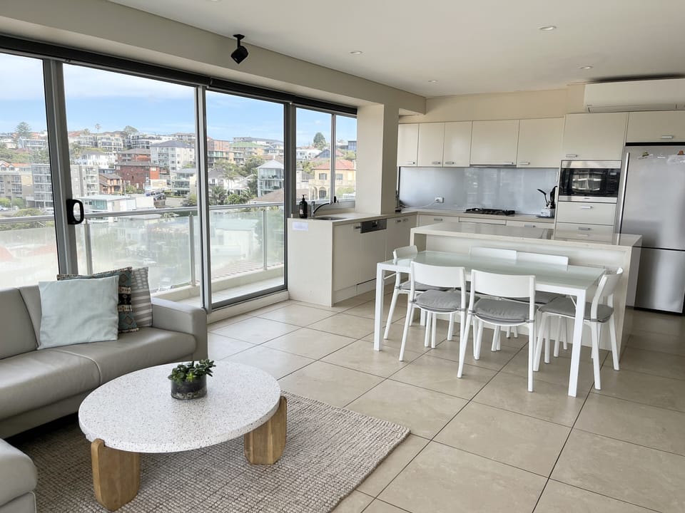 Living, dining and kitchen 
