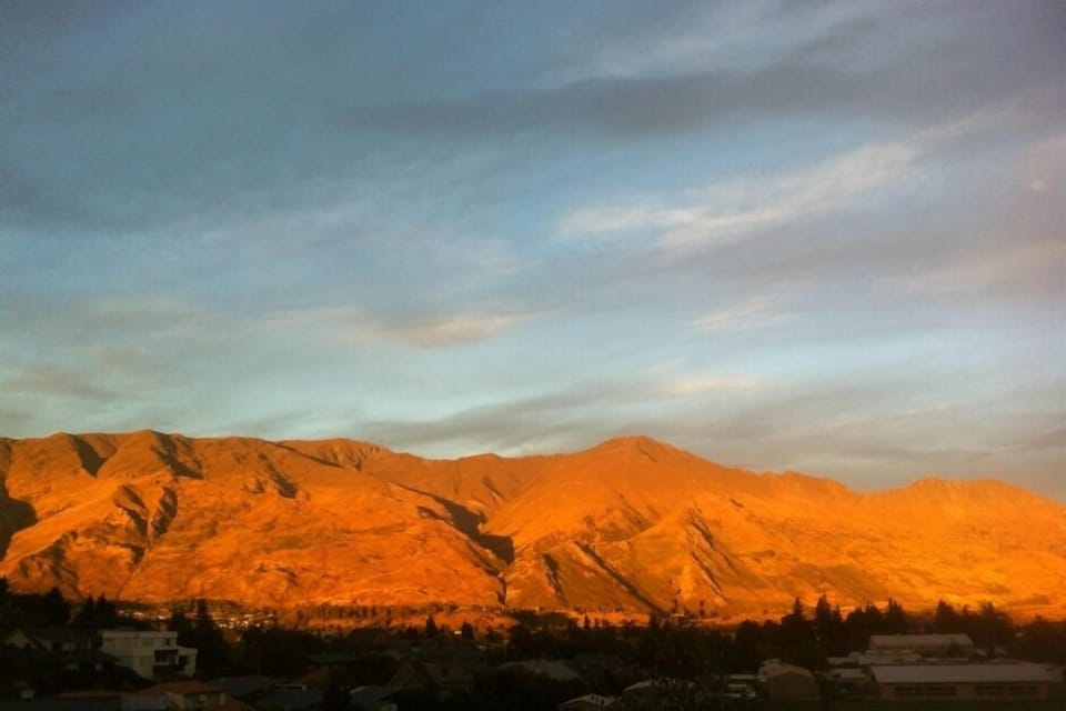 Summer Mountain view from house