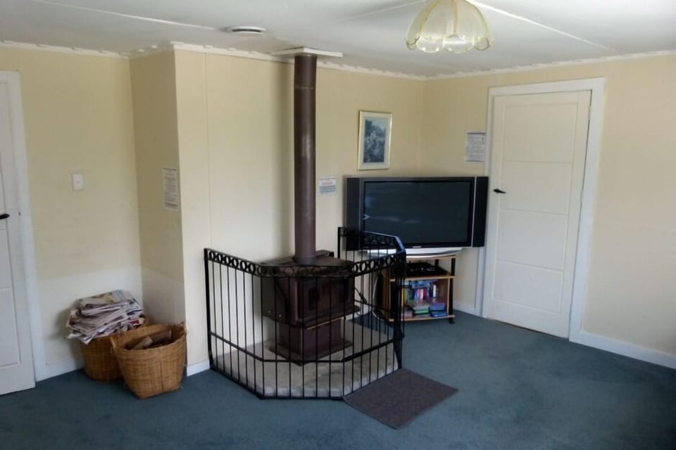 Lounge - TV and log burner