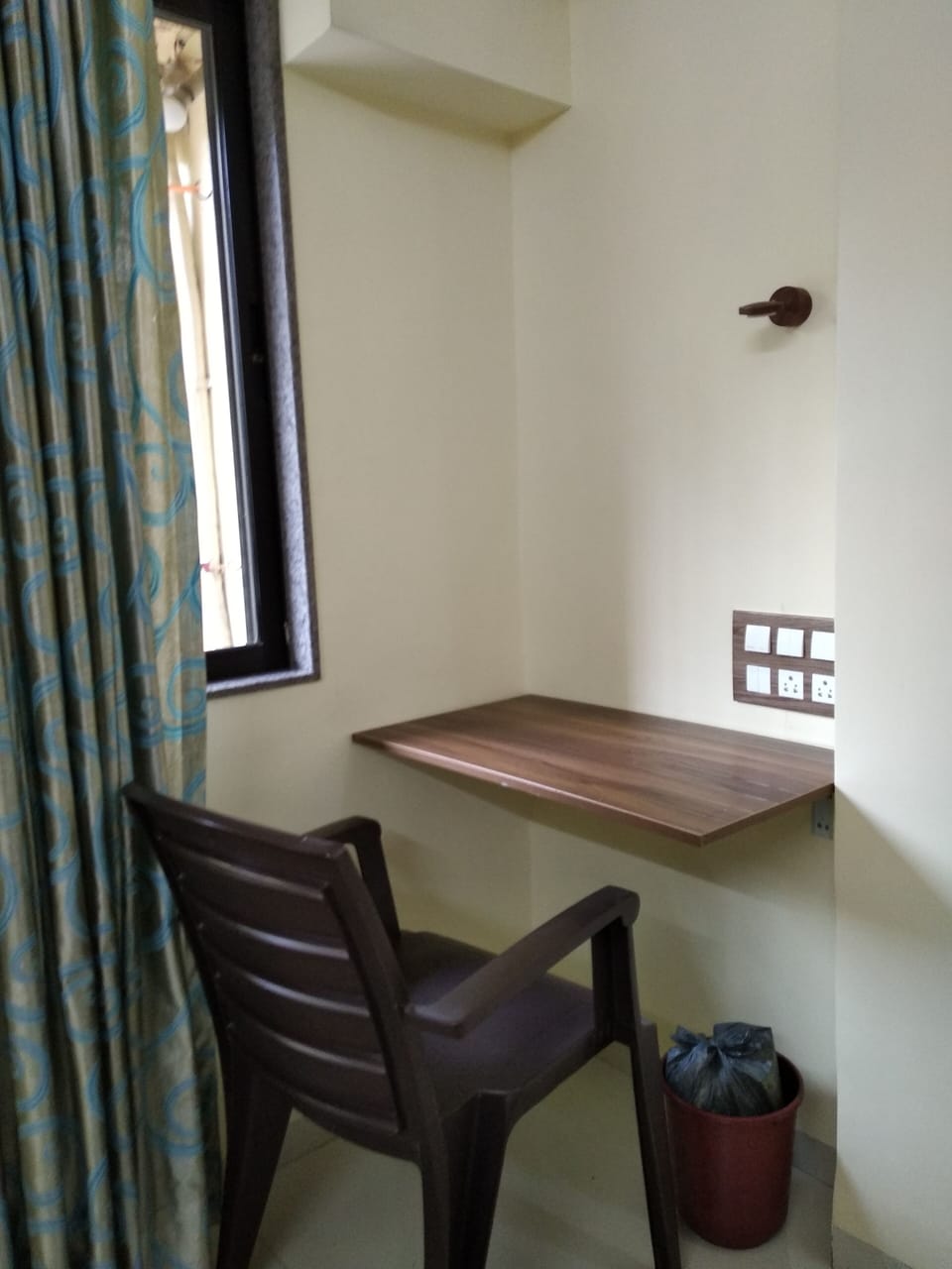 Multipurpose Folding Desk in guest room